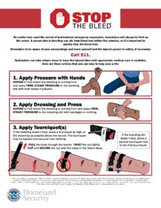 stop the bleed instructions