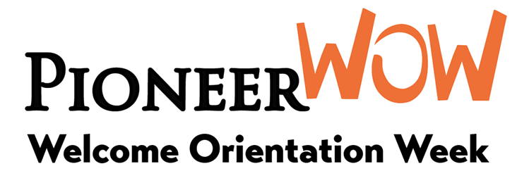 Pioneer Welcome Orientation Week Logo