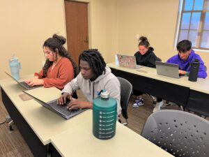 Students at Laptops