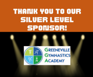 Thank you sponsor to Greeneville Gymnastics Academy