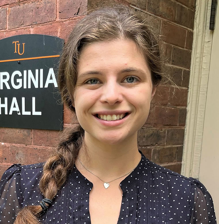 Woman smiling for a photo