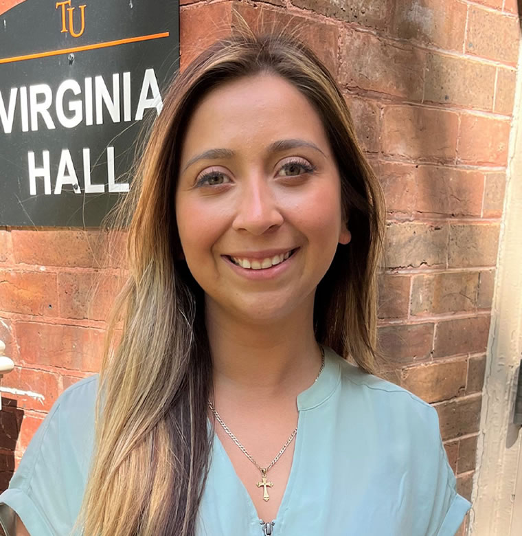 Woman smiling for a photo